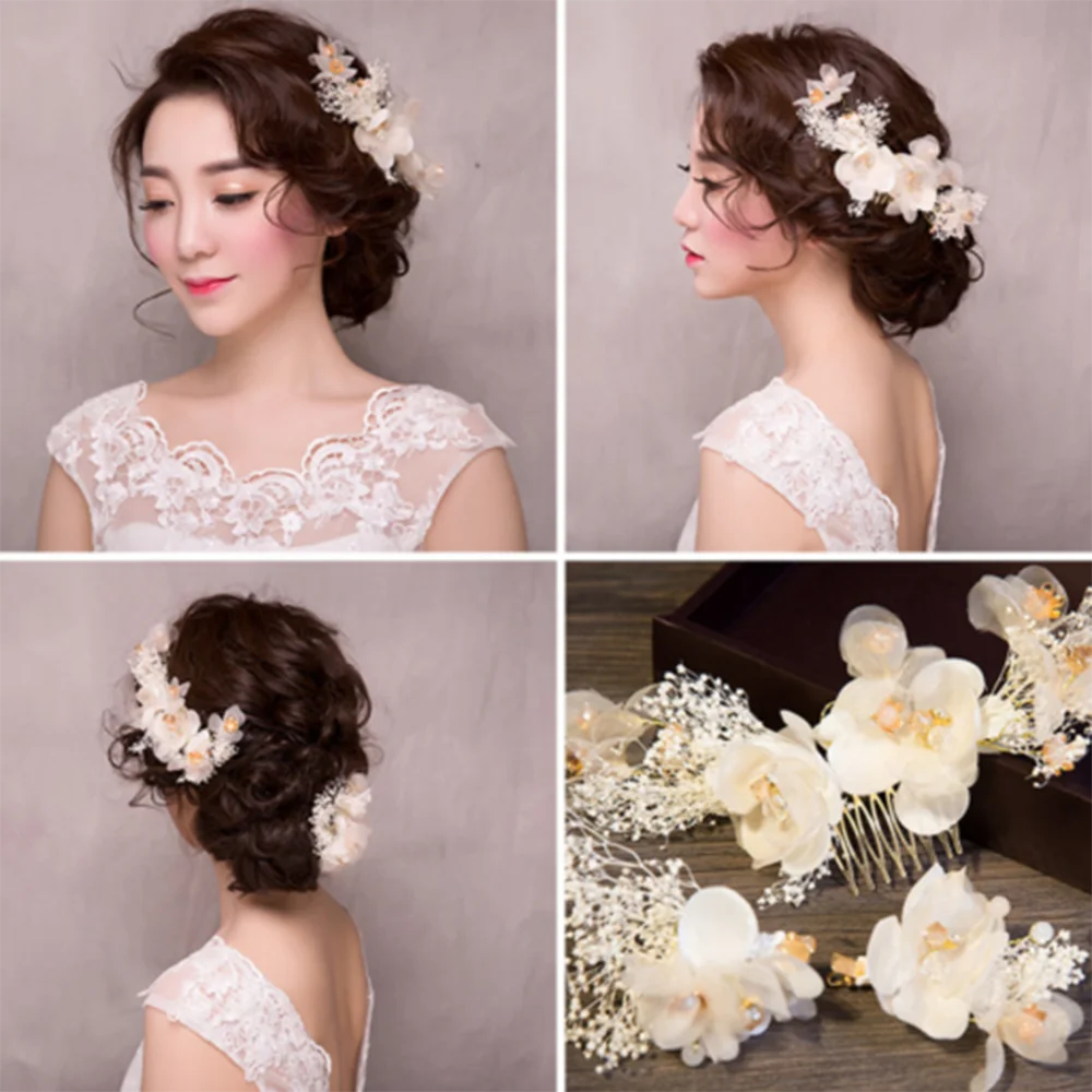 

3 шт./комплект, женские кружевные шпильки для волос