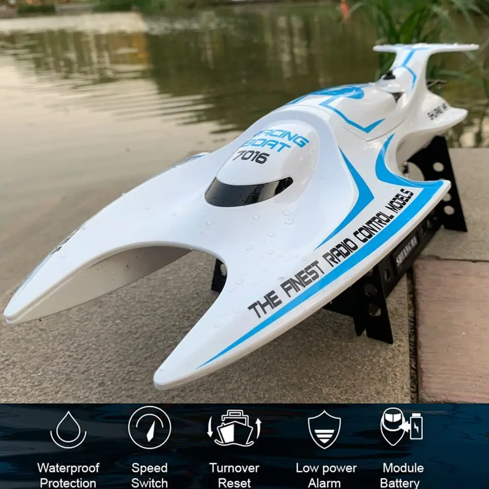 Crab-Shaped Unique Remote Control Speedboat 30 km/h Special Issue 18 Inch (45CM) Summer Saltwater Lake Toys enlarge