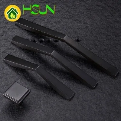 Черная Античная Медная ручка из искусственной меди современный компактный шкаф