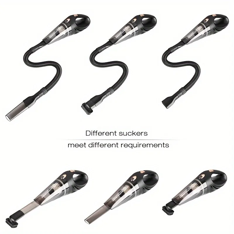 Ручной автомобильный пылесос высокой мощности со шнуром и сумкой — идеально