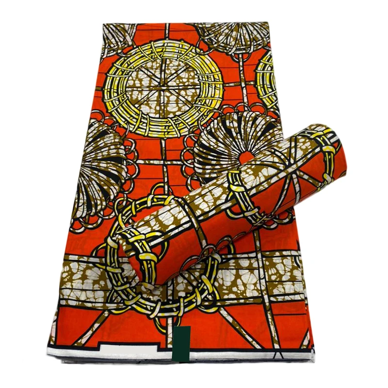 

100% хлопок, настоящий воск, высокое качество, Анкара, мягкая ткань, африканская ткань, ткань для шитья, гарантированные Настоящие Восковые ма...