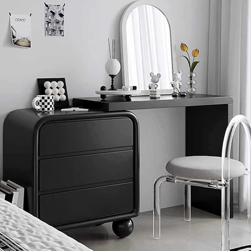 Современный зеркальный шкаф для комодов минималистичный скандинавский хранения