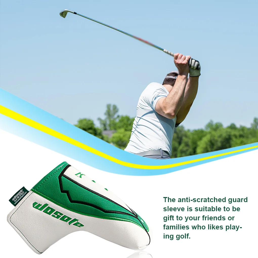 

Wosofe Golf Putter Club Head Covers Headcover Protector Accessory