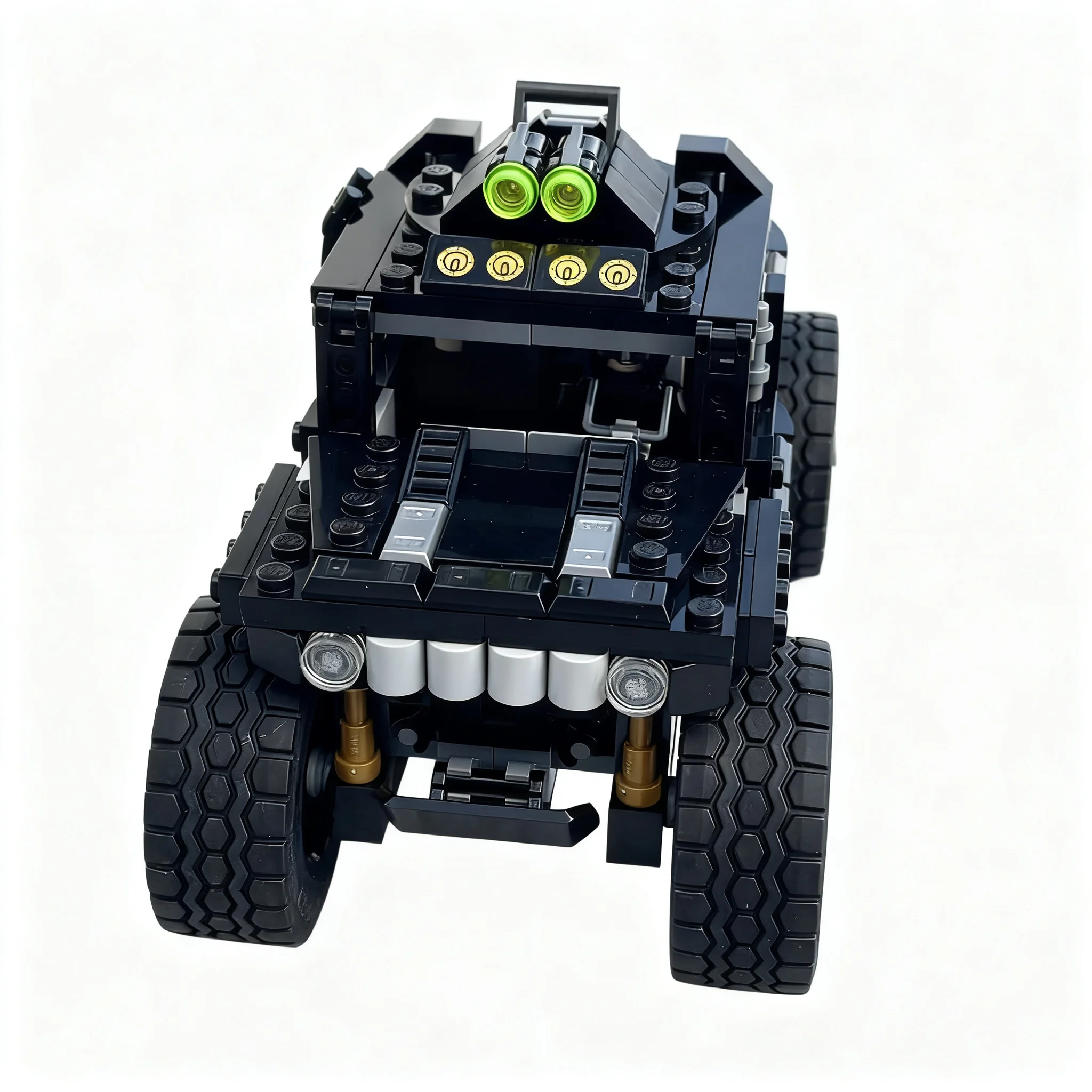 Фото 338 деталей MOC Hummered H1 Super Heroes DC Bat, модель из строительных блоков, рождественский подарок, конструктор, креативная игрушка для сборки своими руками на день рождения. №4