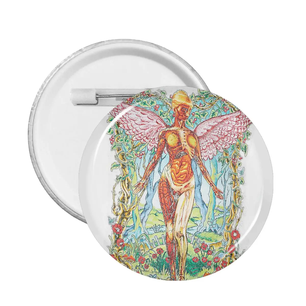 

Винтажный лес в матке, мягкая булавка для пуговиц, оригинальная булавка в виде бойфренда