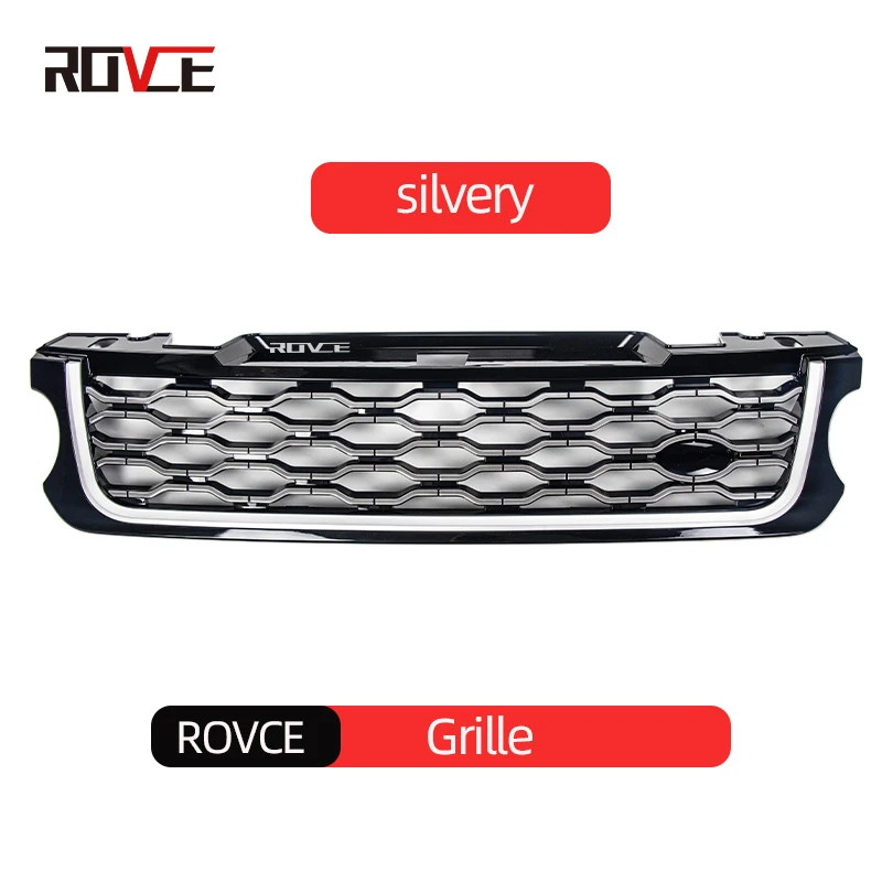 

ROVCE Решетка переднего бампера ABS сетка решетка для Land Rover RANGE ROVER SPORT L494 2014-2017 обновление 2018 новый стиль автомобильные аксессуары