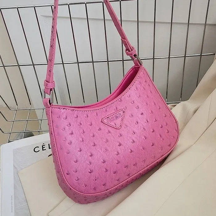 

New Retro Messenger Bag Womens 2022 Trend Fashion Triangle Handbag Underarm Bag Casual Banquet Mini Shoulder Bag