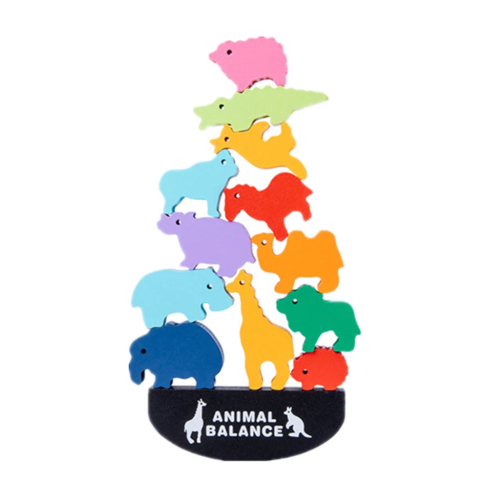 

1 Set of Creative Animal-shaped Blocks Stacking Toys DIY Blocks Educational Toys