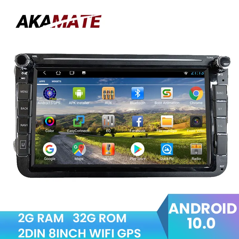 

Универсальный автомобильный радиоприемник 2din на Android, 8 каналов, сенсорный экран, FM-радио, Bluetooth, Wi-Fi, GPS-навигация для 8 дюймов, Volkswagen, Skoda, Golf5