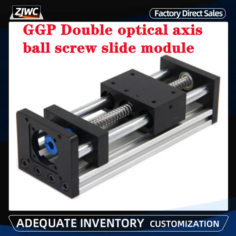 

High Precision GGP 250mm 300mm Ball Screw 1204 1605 1610 Slide Rail Linear Guide Moving Table Actuator Module 3D Printer XYZ