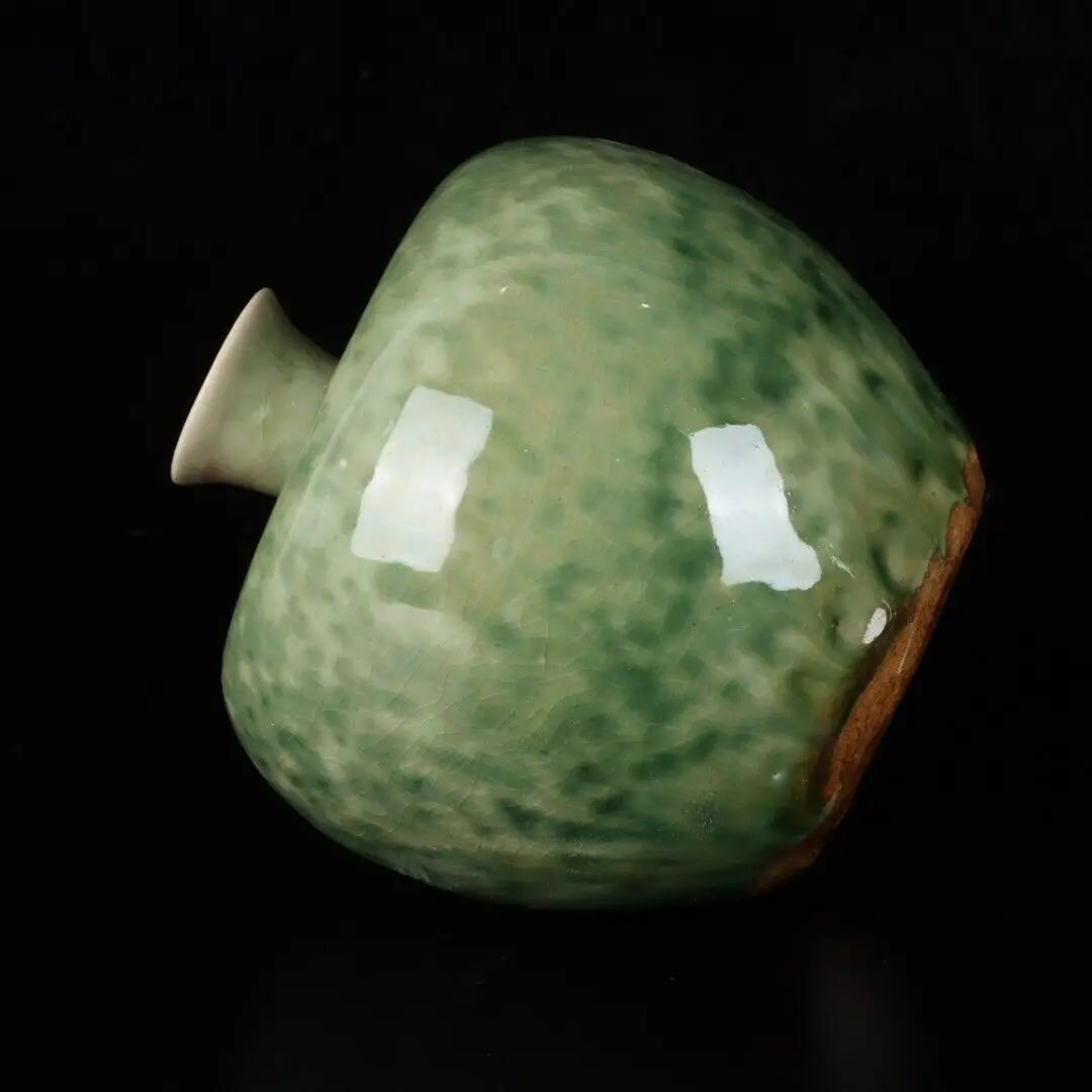 4 5-дюймовая сборная китайская фарфоровая ваза для граната Fambe Pea Green Glaze