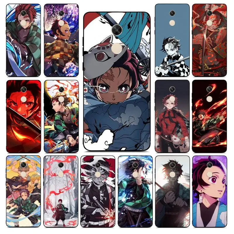 

MaiYaCa Anime Demon Slayer tanjiro Phone Case for Redmi Note 8 7 9 4 6 pro max T X 5A 3 10 lite pro