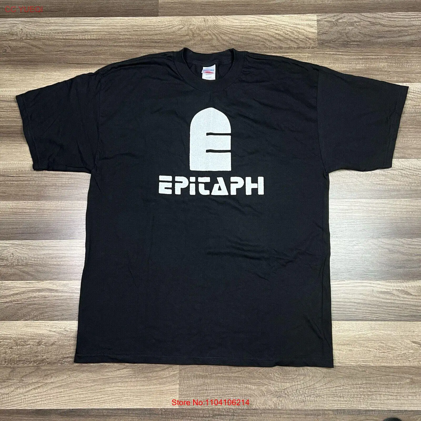 Винтажная промо-рубашка Epitaph Records Punk Rock Record Label размер XL