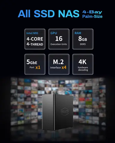 TERRAMASTER F4 SSD NAS Storage