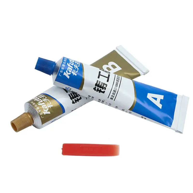 

2pcs Industrial AB Strong Adhesive Heat Resistance Cold Weld Metal Repair Casting Paste Quick-drying Sealant