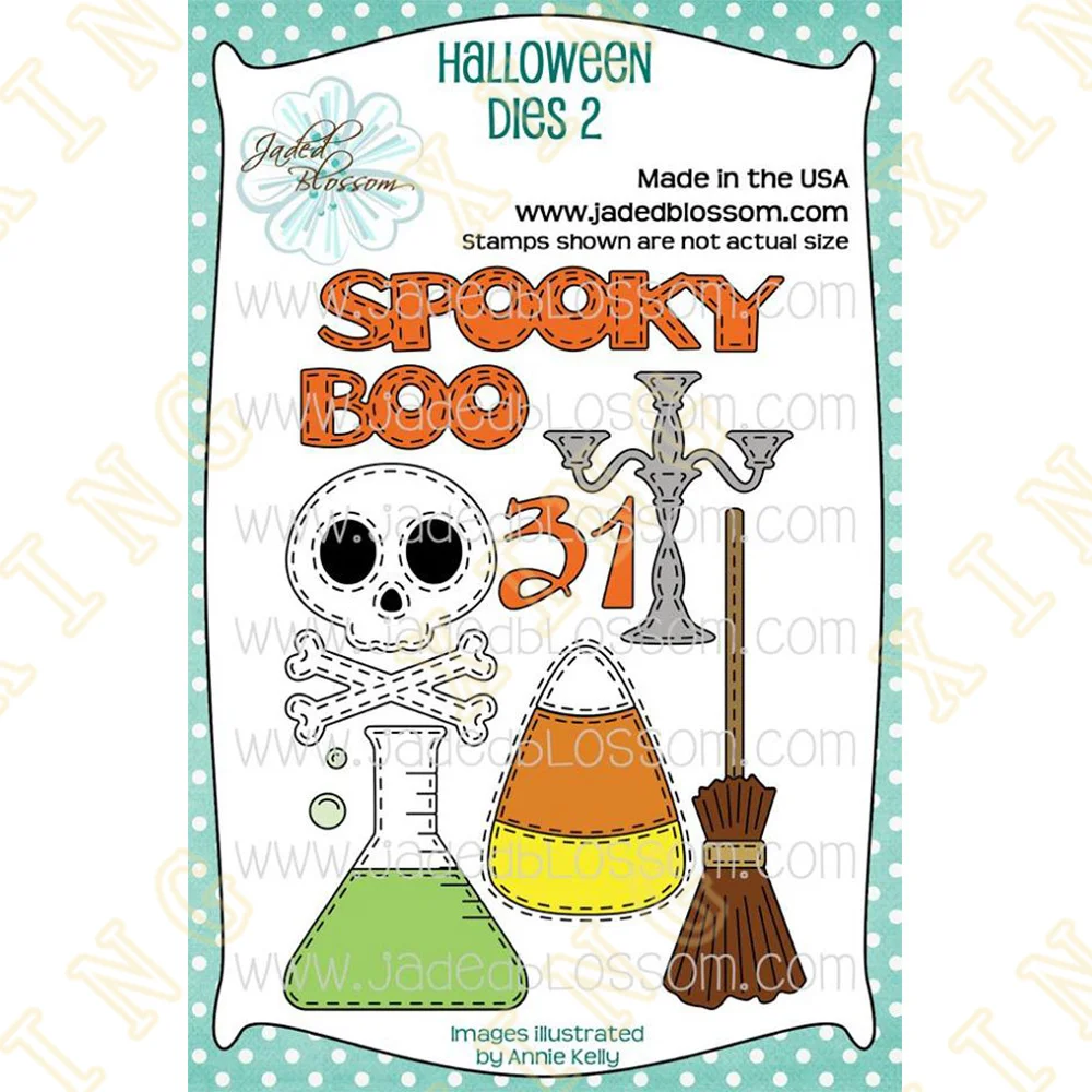 

Halloween Scenic Dies Metal Cutting Die Scrapbook Embossed Paper Card Album Craft Template Cut Die Stencils New for 2023 Arrival