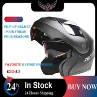 motorcycle bluetooth helmet dual visor full face modular flip up crash helmet motocross street bike racing cycling helmet