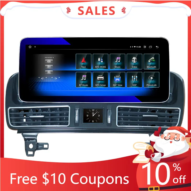 

Android 10.0 8 Core 12.3 ''Car Radio Dvd Player Multimedia Video Navigation Mirror BT Carplay For Benz GLE/GLS 2016-2017