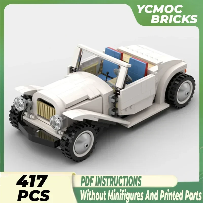 MOC Винтажный суперкар 417 деталей