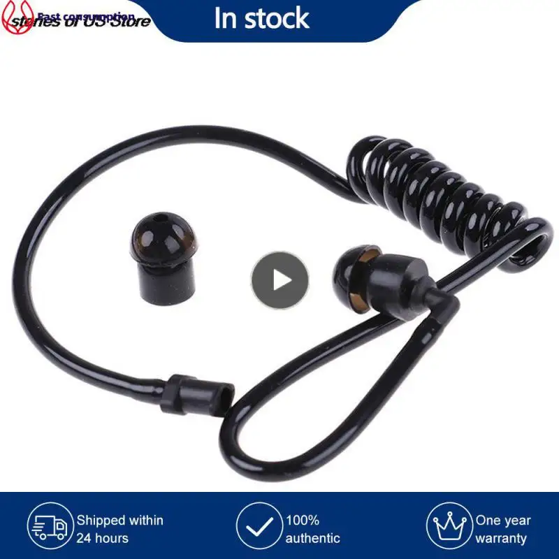 

1~10PCS Durable Walkie-talkie Headset Fashionable Radio Headset High Quality Easy To Install Acoustic Air Tube Clear Voice