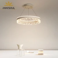 modern led chandelier minimalist light luxury lamp simple room study round chandelier design modern led ceiling lamp