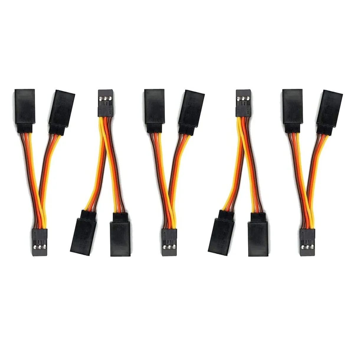 5 шт. JR/Futaba Style Servo 1–2 Y жгут проводов разветвитель кабеля папа-мама удлинительный