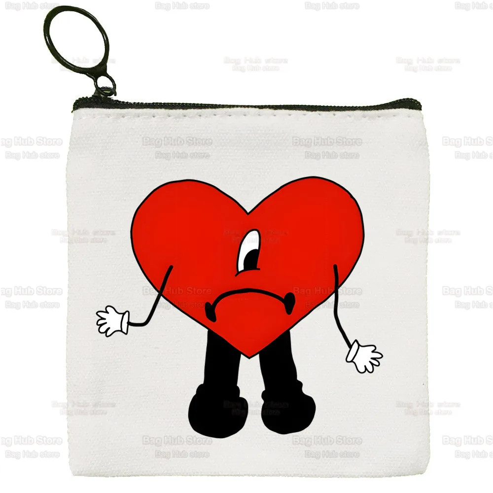 Un Verano Sin Ti Music Album Cute Mini Coin Purse Canvas Student Wallet Coin Case Zipper Hand Female Key Case