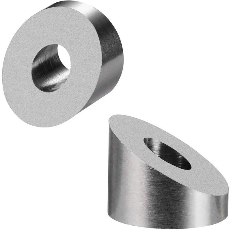 

T316 Stainless Steel 1/4 Inch 30 Degree Angle Beveled Washer For 1/8 Inch To 3/16 Inch Deck Cable Railing Kit(40 Pcs)