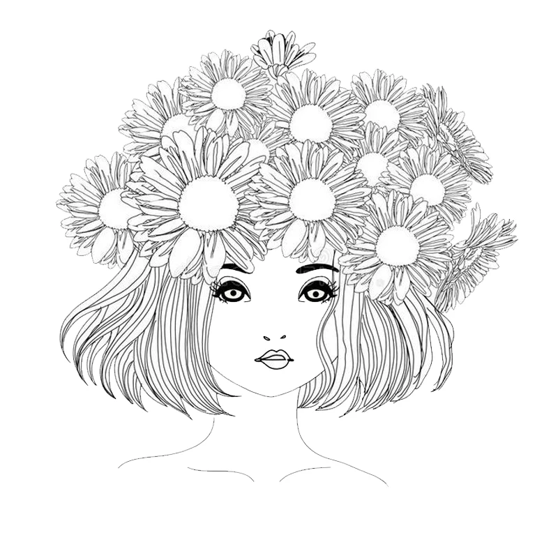 

Beautiful Girl Avatar Clear Stamps Scrapbooking Crafts Decorate Photo Album Embossing Cards Making Clear Stamps New