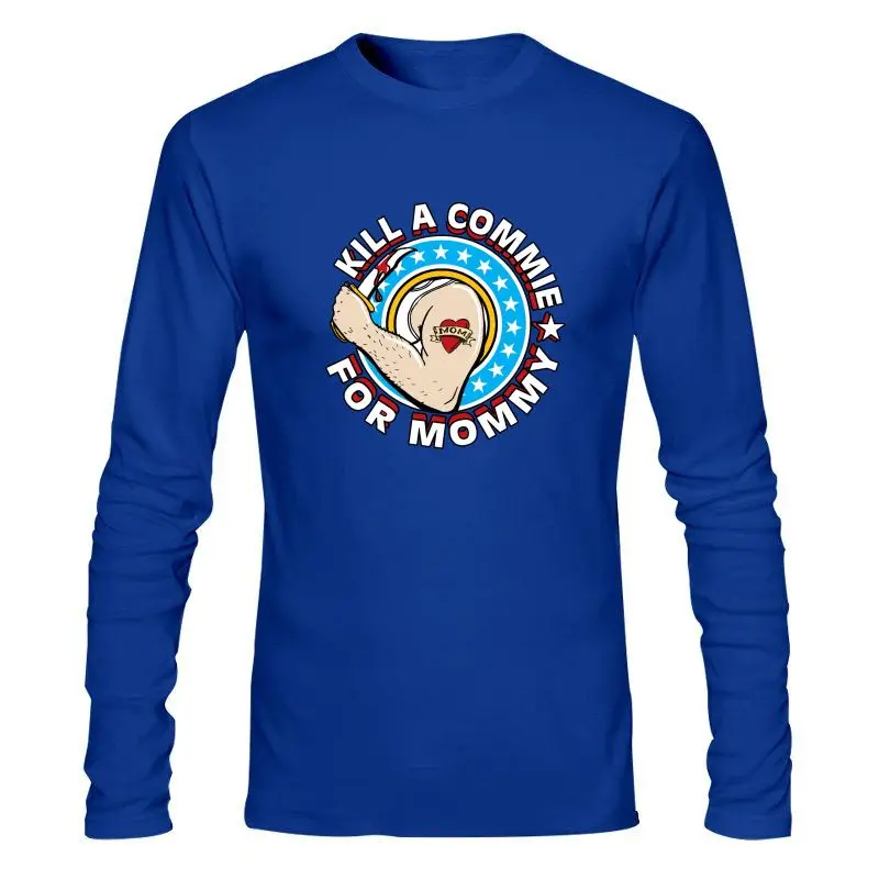 

Мужская одежда New Kill A Commie For Mommy Logo Мужская Черная Футболка размер S M L Xl 2Xl 3Xl Унисекс Мужская женская футболка
