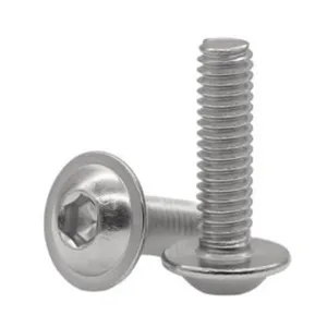 2-50 шт., полукруглая Фланцевая головка M2 M2.5 M3 M4 M5 M6 M8 M10 ISO7380.2 304 из нержавеющей стали с шайбой