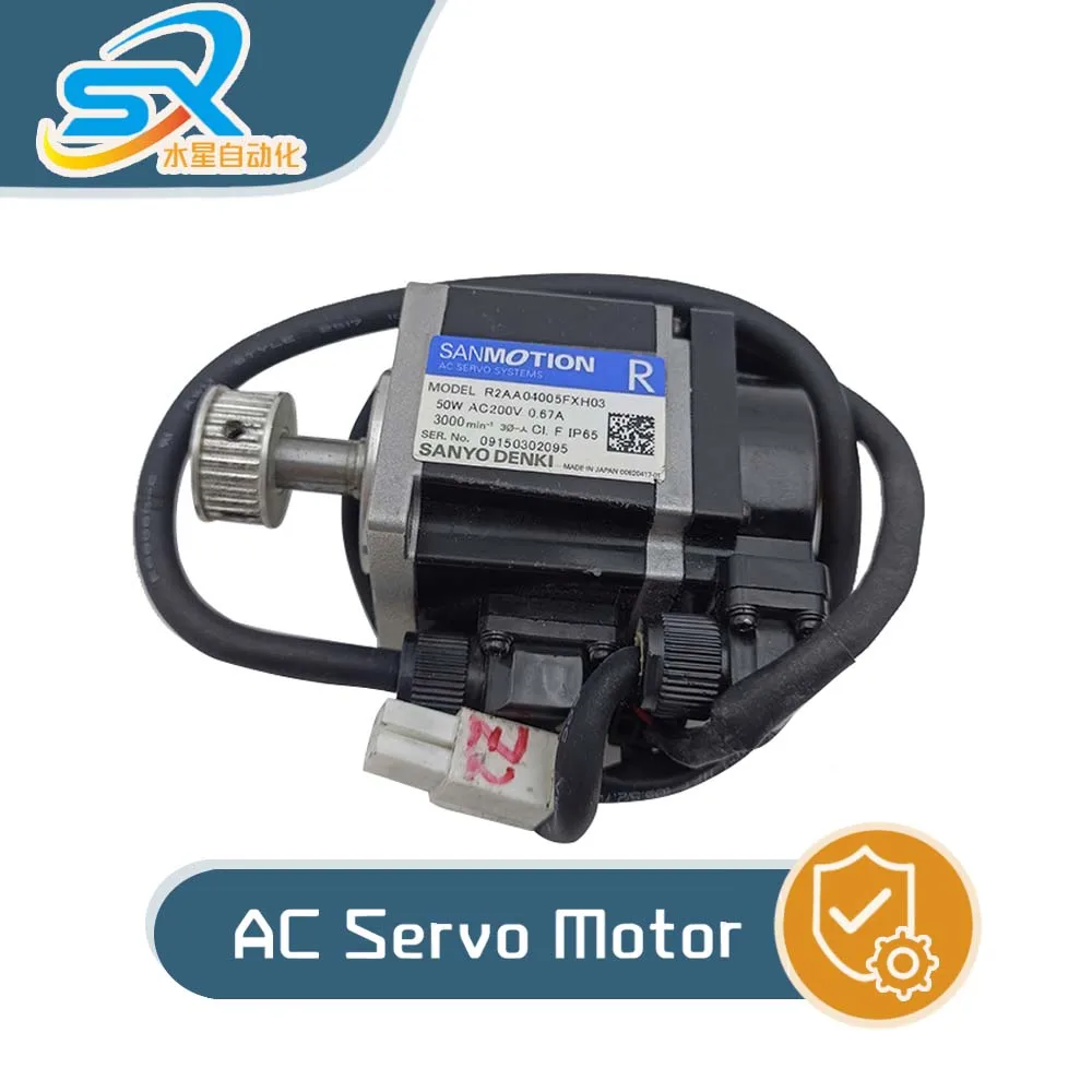 100% ТЕСТ ОК Серводвигатель R2AA04005FXH03 50 Вт для промышленной автоматизации.