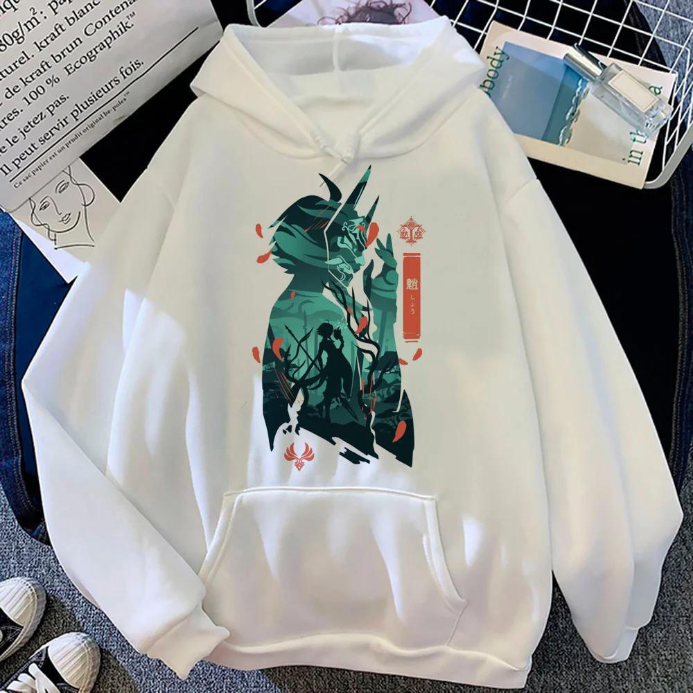 

genshin impact hoodies women sweat y2k vintage japanese hoddies sweater female Kawaii sweater
