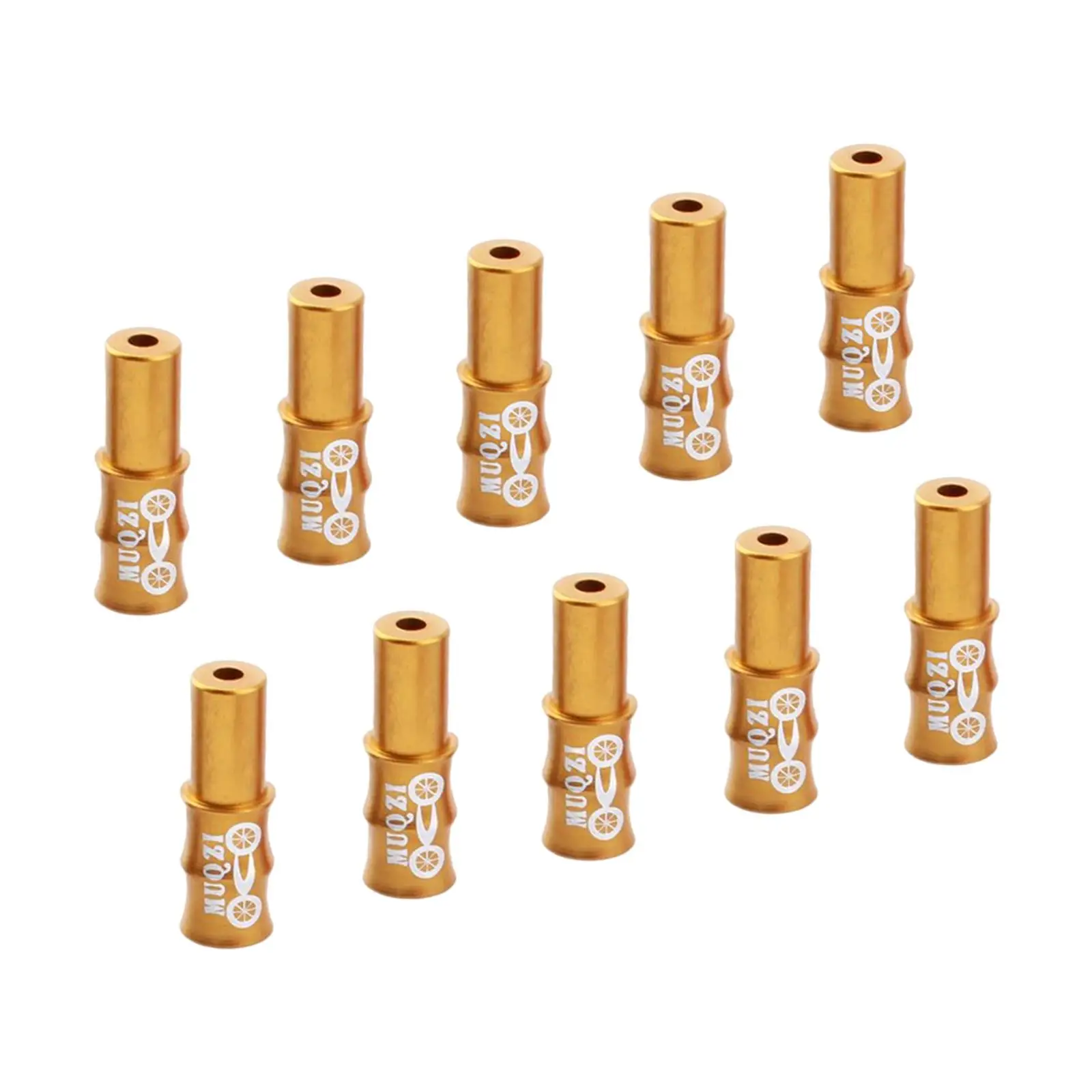 

10x универсальные наконечники для шоссейных велосипедов, обжимной инструмент, велосипедные тормозные наконечники троса