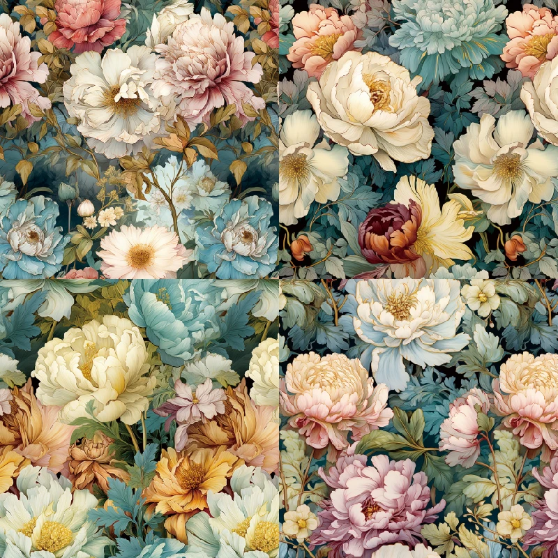 Бумага Panalisacraft для скрапбукинга с цветочным рисунком бумажный узорчатый пакет