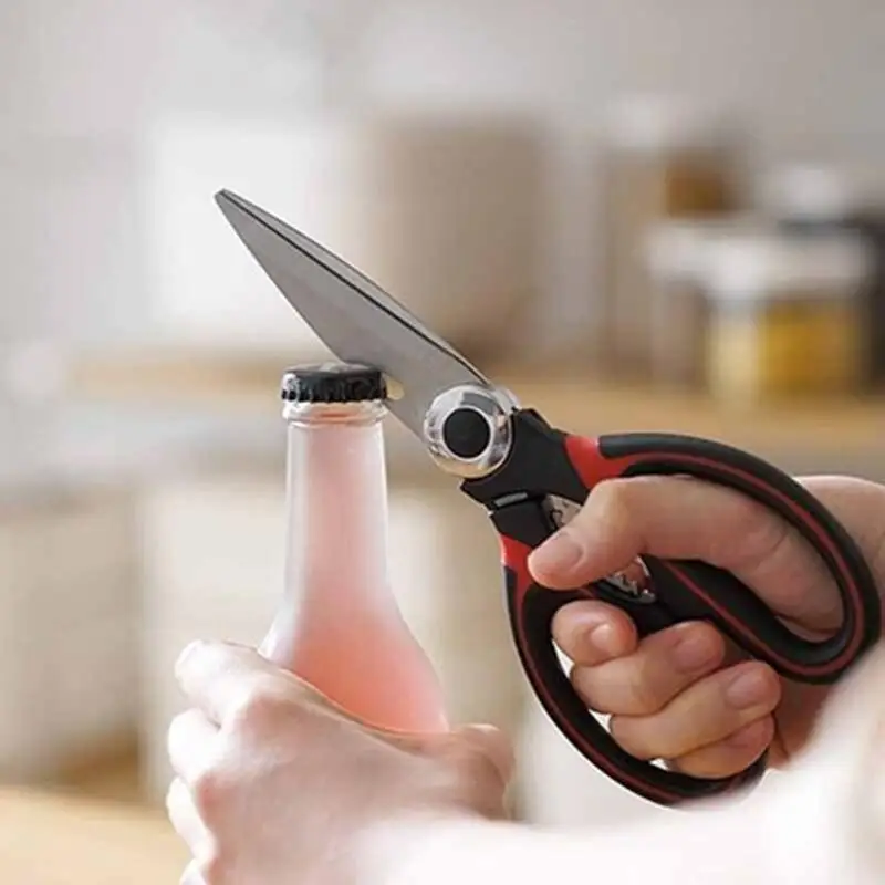 multifunctional kitchen scissors stainless steel cutting knife for fish chicken chef device gadget tools accessories open bottle free global shipping