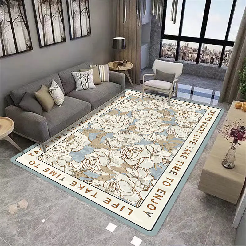 

Ковер в китайском стиле, домашний декоративный ковер для спальни, прикроватного столика, дивана, устойчивый к пятнам моющийся ковер для чая