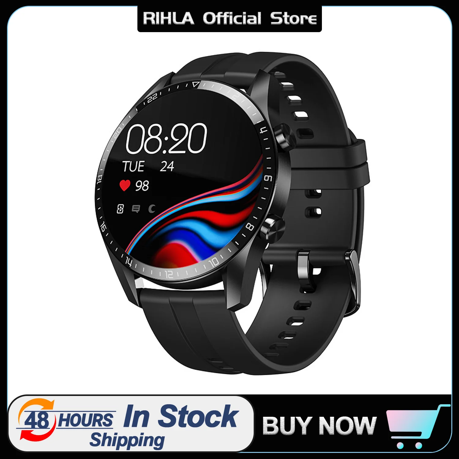 

RIHLA UM59 Full Touch Smart Watch Men Sleep Women Monitor Fitness Tracker Dial Call Multi-sport Mode Smartwatch For Android IOS