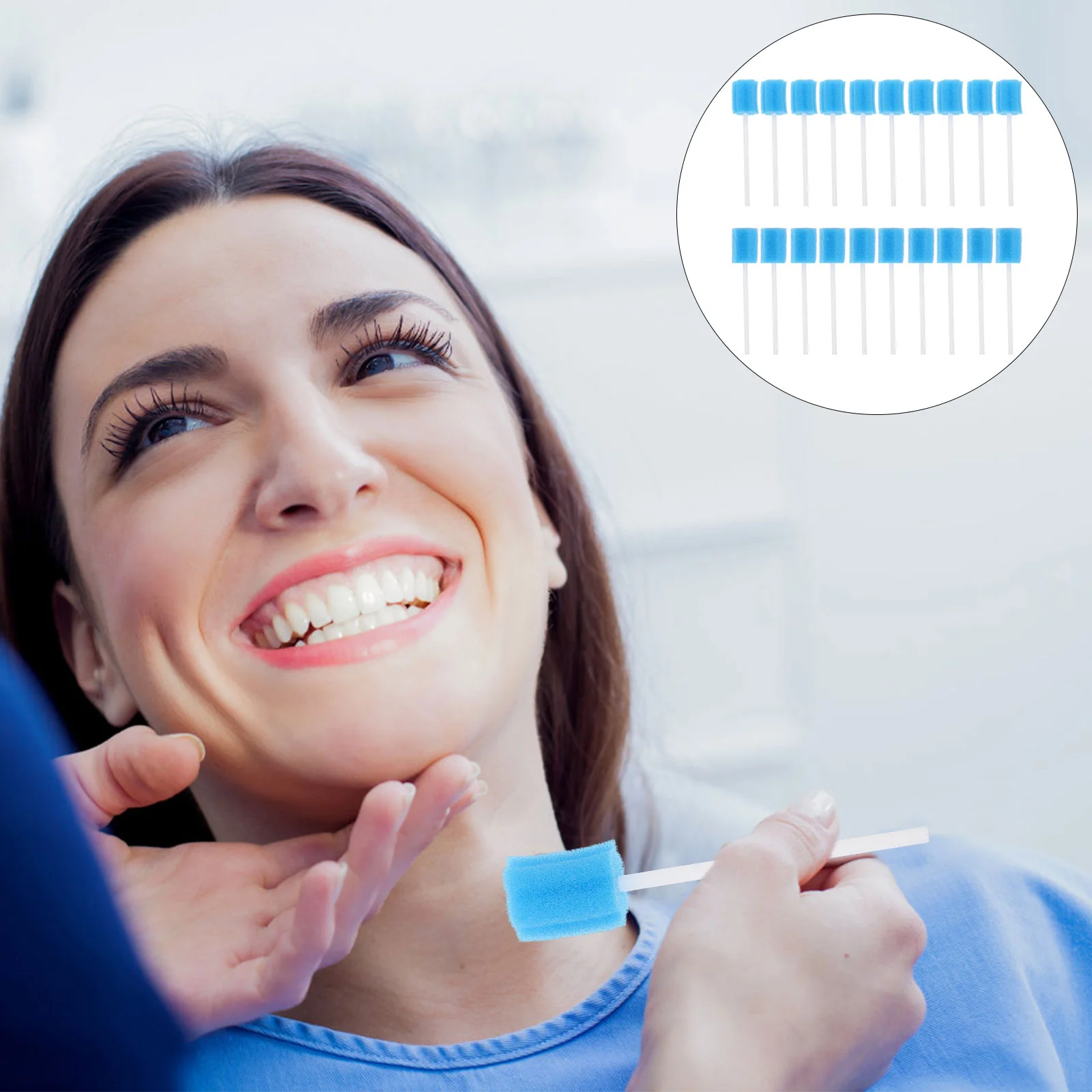 

50 шт., Одноразовые Губки для ухода за ротовой полостью