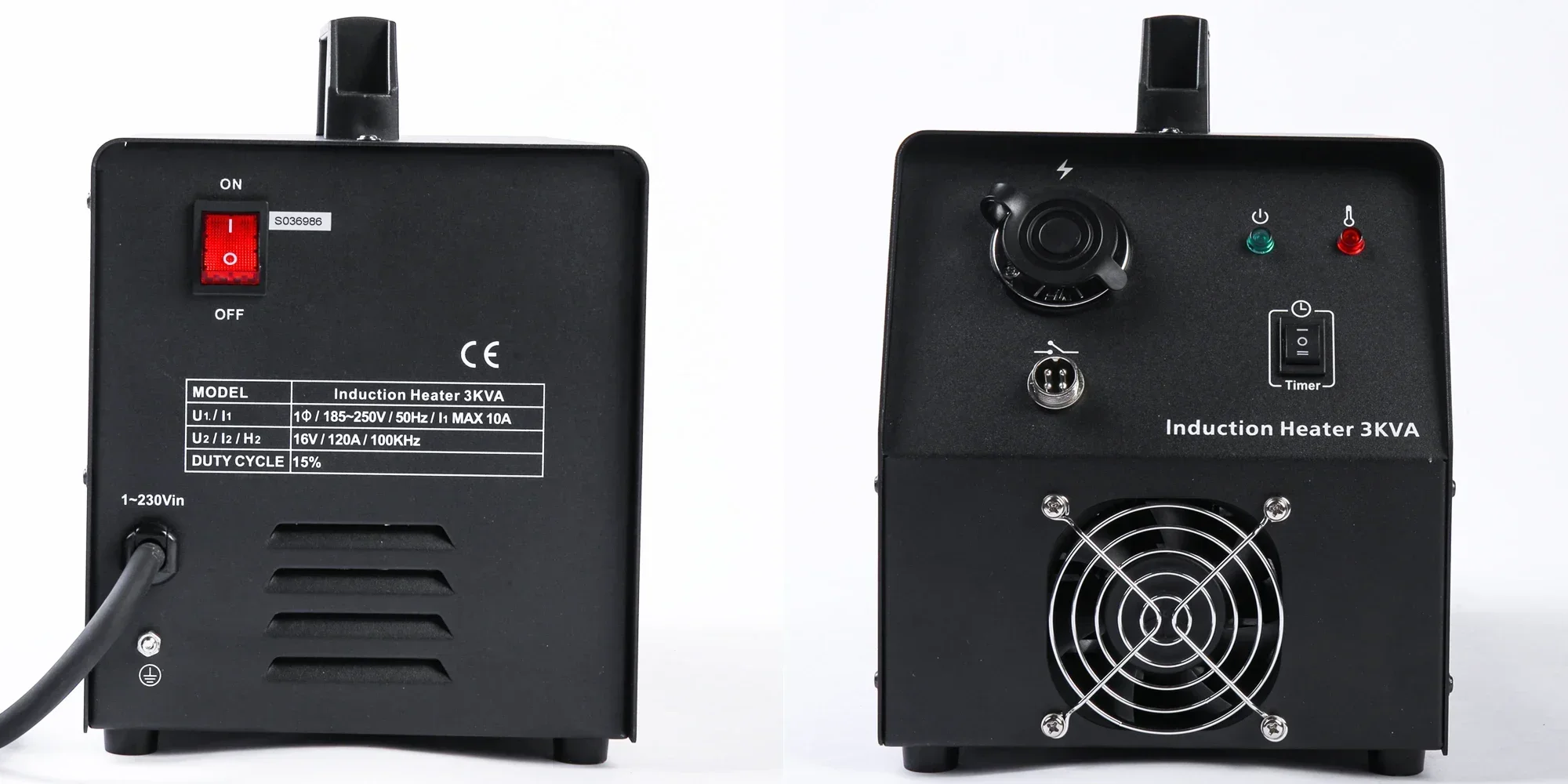 230 В 2300 Вт 100 кГц комплект мобильного индукционного нагревателя катушка для