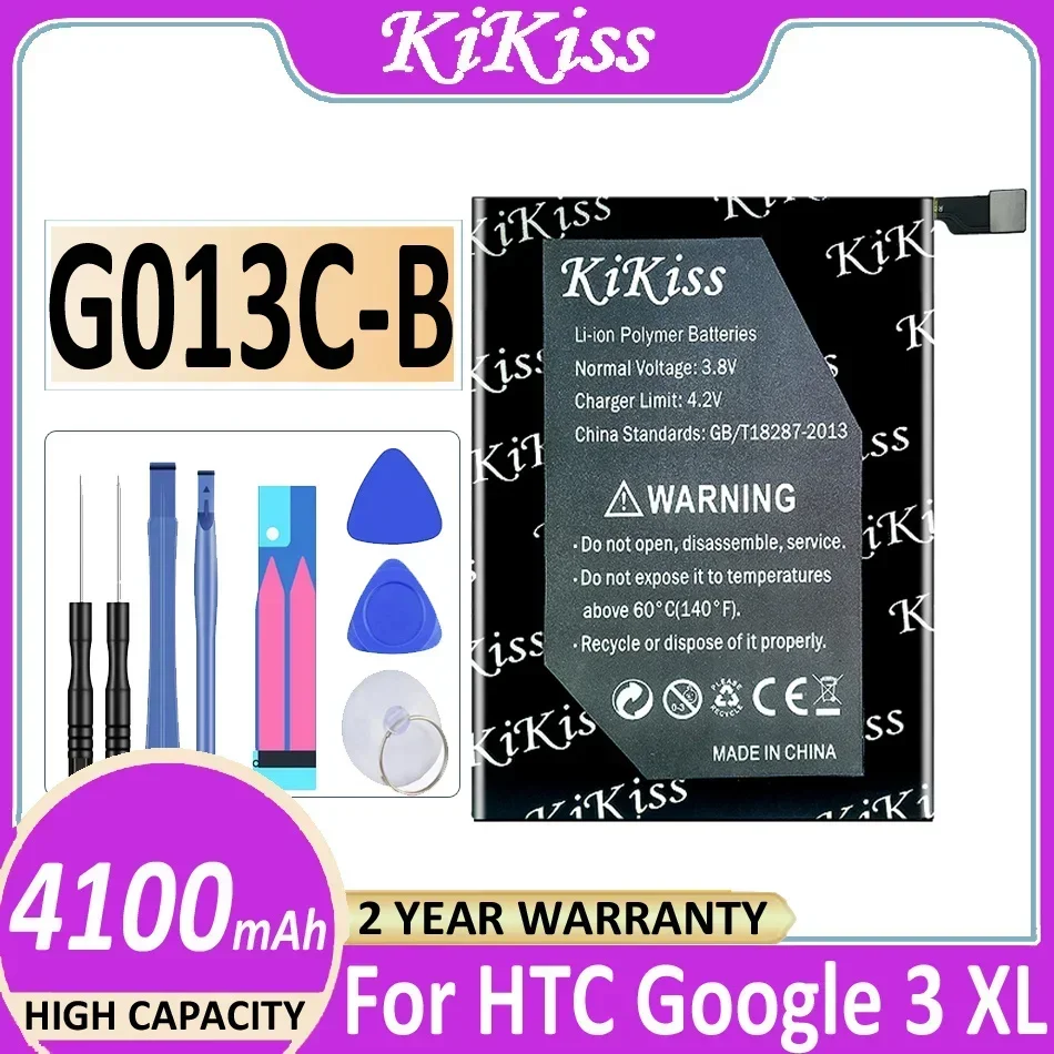 KiKiss G013C-B Go13C-B C1 G013CB Сменный аккумулятор для телефона HTC Google Pixel 3 XL 3XL Аккумуляторы