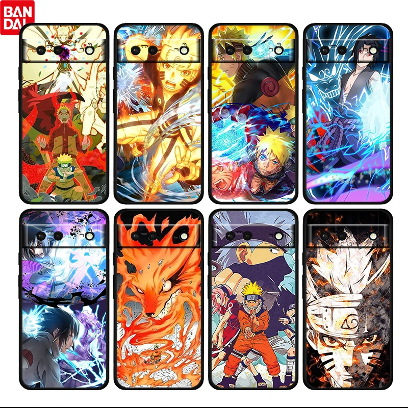 

Cute anime NARUTO Shockproof For Google Pixel 6 6a 6Pro 5 5a 4 4a XL 5G Black Soft Phone Case Silicone Cover Fundas Coque Capa