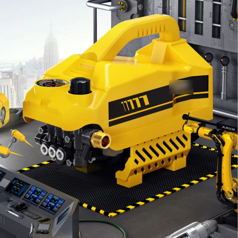 Домашняя моечная машина высокого давления водяной насос 220 В высокая мощность