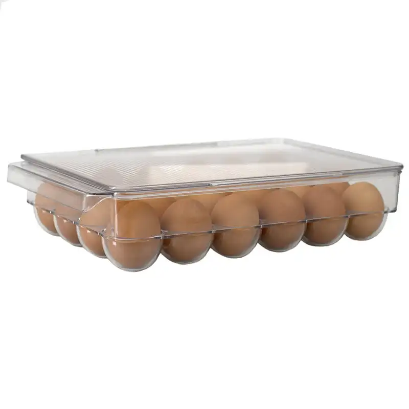 

Compartment BPA Free Plastic Hinged Lid Egg Tray, Clear Ziplock bags Kitchen storage & organization Dish drying racks Storage or