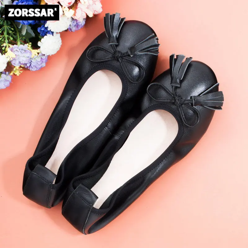 

Ladies Ballet Flats New In Sandals Women Lolita Casual Outside 2023 Summer Fashion Slides Butterfly-Knot Female Loafers Shoes