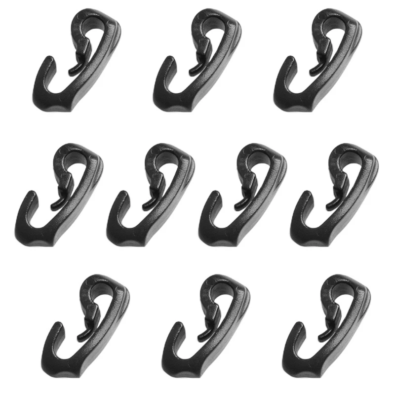 

10Pcs Camping Carabiner Buckle Tent Accessories Multifunction Hooks Equipment