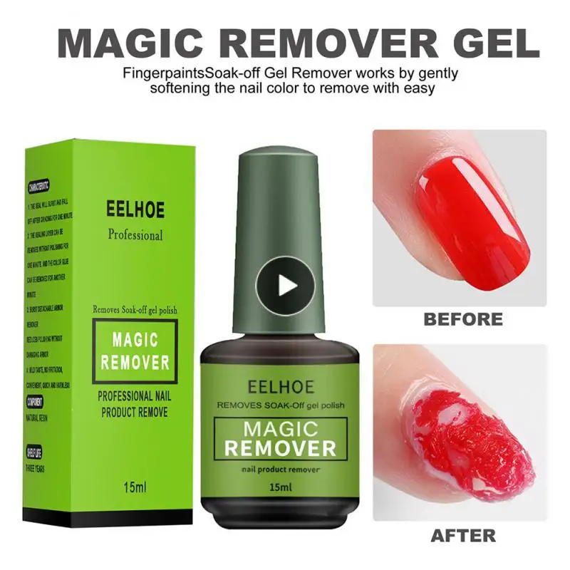 

15ML Nail Polish Remover Burst Gel Nail Polish Remover For Manicure Professional Remove Soak-Off Gel Polish IN 3/5 Minutes