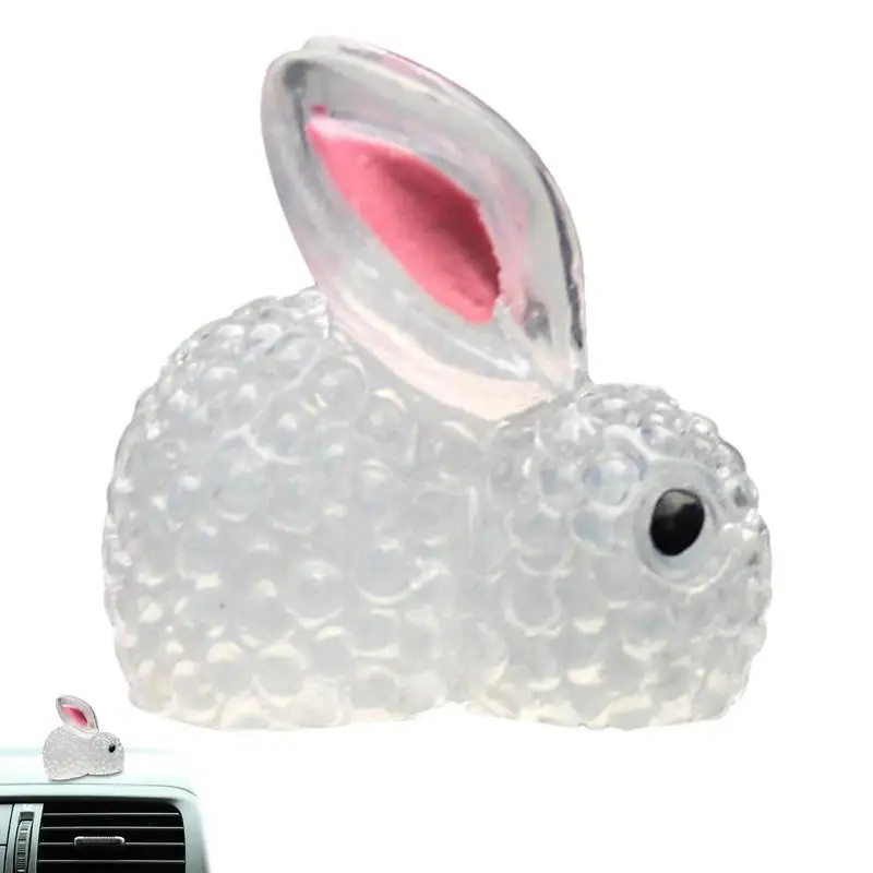 

Миниатюрные фигурки кроликов из смолы, зайчики, искусственные микро-животные, украшения «сделай сам» для автомобильной центральной консол...