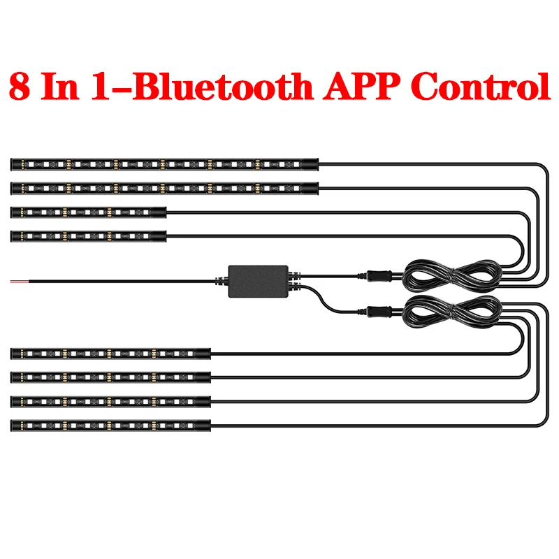 

Гибкая Водонепроницаемая неоновая лента для управления музыкой, 12 В