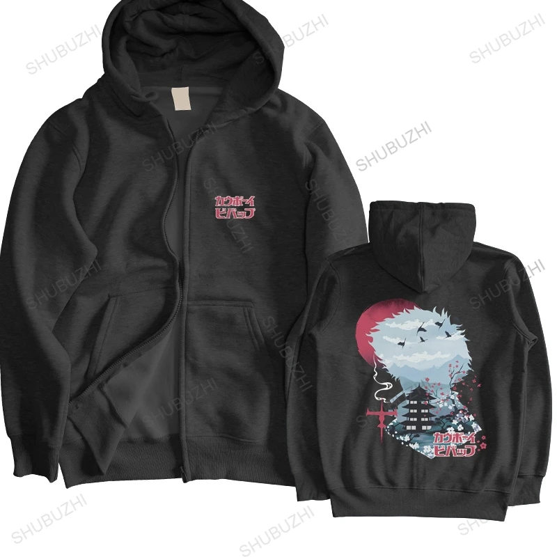 

Trend Ukiyo E Space Cowboy Bebop hoodie Men Spike Spiegel hoodie Cotton Japanese Anime Manga coat Gift